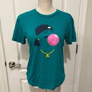 Baseballism Ken Griffey Jr. Graphic T-Shirt with Bubblegum Design